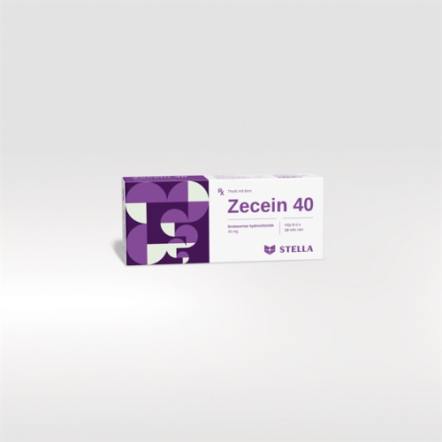 Zecein 40 (Drotaverine)STELLA (H/50V) (HỘP)