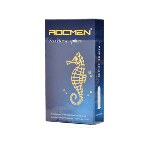 Bao Cao Su Rocmen Sea Horse Spikes (T48HL/12HN/10 Cái) (HỘP NHỎ)