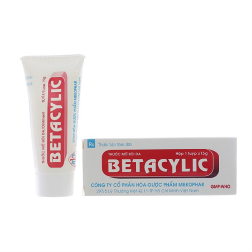 Betacylic Ointment Mekophar (Tuýp/15gr) (TUÝP)