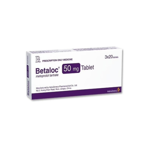 Betaloc ( Metoprolol 50mg) Astrazeneca H/60v (hộp)