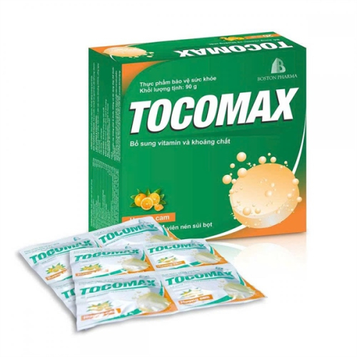 Bổ Sung Vitamin Tocomax Boston (H/20v Sủi) (hộp)