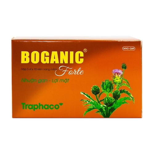 Boganic Forte Traphaco (H/50v) (Hộp 5 vỉ x 10 viên)