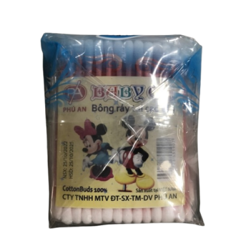 Bông Ráy Tai Baby Only Phú An (Lốc/12Gói)(NHỎ) (LỐC)