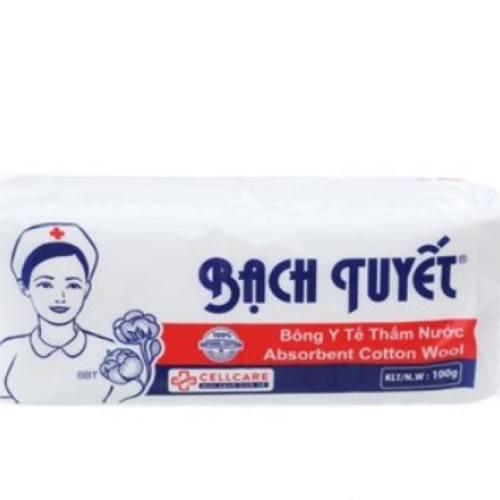 Bông Y tế Bạch Tuyết 100gr - M (BỊCH)
