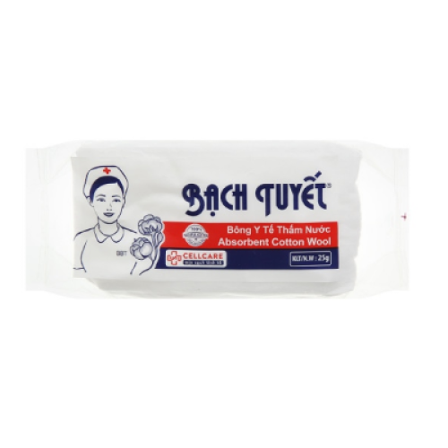 Bông Y tế Bạch Tuyết 25gr - M (BỊCH)