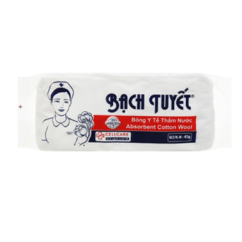 Bông Y tế Bạch Tuyết 45gr - M (BỊCH)