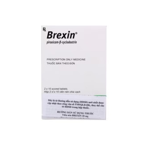 Brexin Piroxicam 20mg Chiesi Pharm (H/20v) (HỘP)
