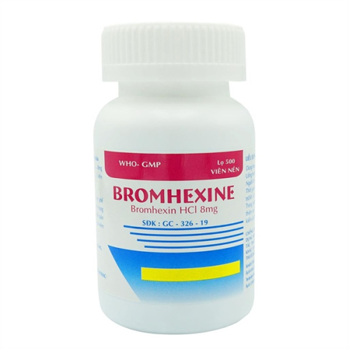 Bromhexin 8mg Thành Nam (Chai 500 viên XANH) (CHAI)