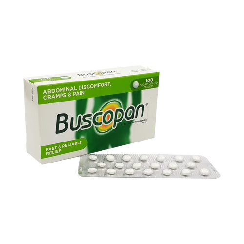 Buscopan Hyoscine 10mg Sanofi (H/100v) (HỘP)