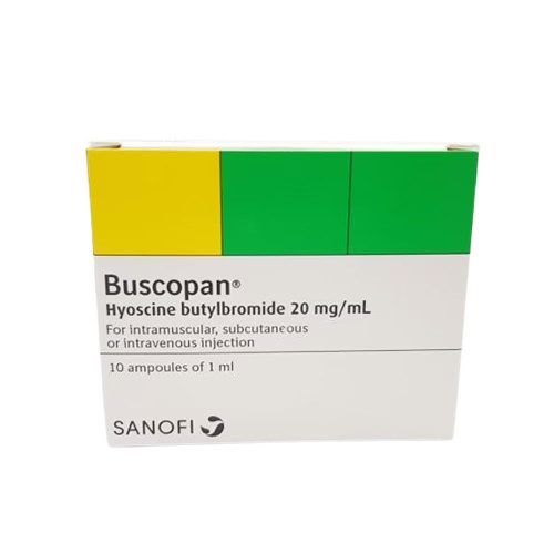 Buscopan Hyoscine 20mg/Ml Sanofi (H/10o/1ml) (HỘP)