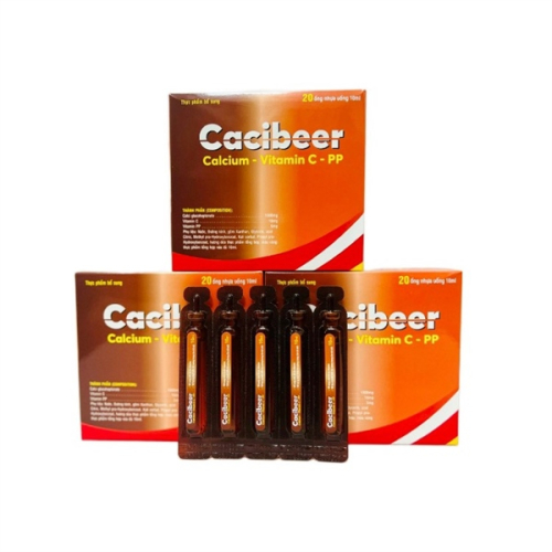 Cacibeer ống nhựa NASAPHAR (H/20o/10ml) (HỘP)