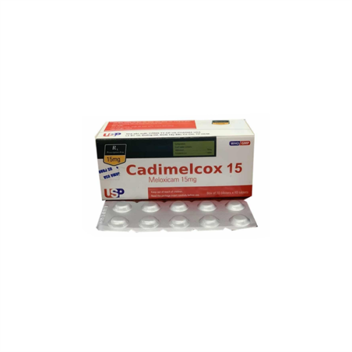 Cadimelcox Meloxicam 15mg Usp (H/100v) (HỘP)