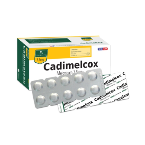 Cadimelcox Meloxicam 7.5mg Usp (H/100v) (HỘP)