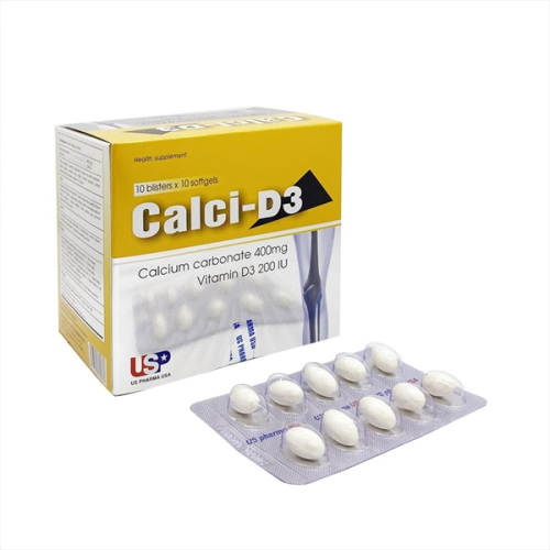 Calci-D3 US Pharm (H/100v) (HỘP)