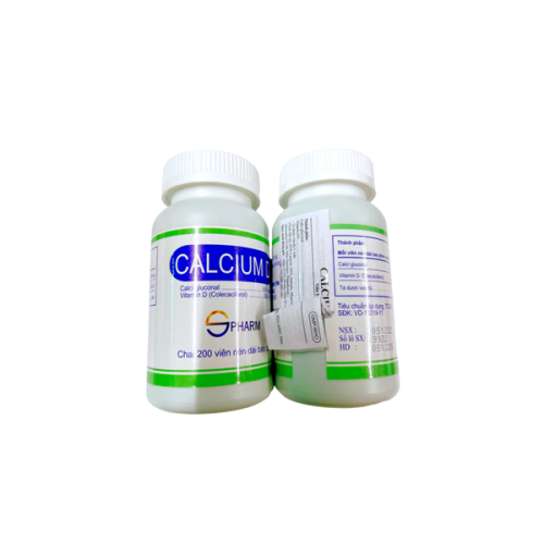 Calcium D S Pharm (C/200v)(Calci Và Vitamin D3) (T/80c) (chai)