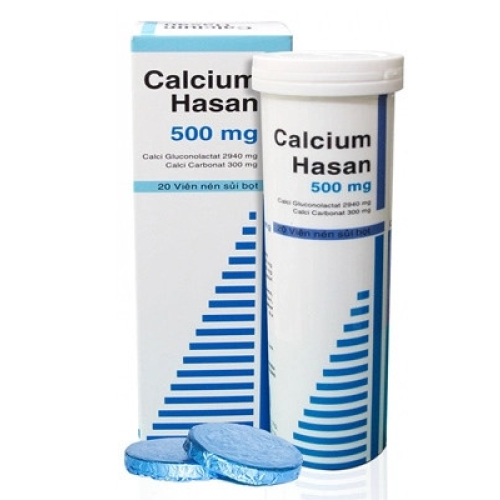 Calcium Hasan 500mg (T/20v) (TUÝP)