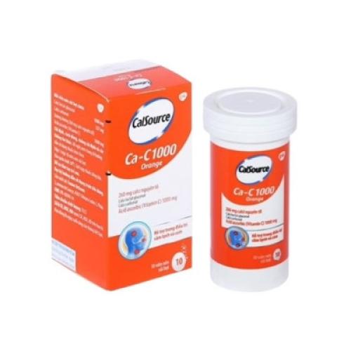 Calsource Ca C 1000 Orange Gsk (H/10v) (TUÝP)