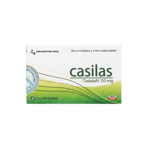 Casilas Tadalafil 20mg Davipharm (H/4v) (HỘP)