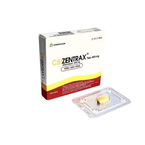 Cbizentrax Albendazol 400mg Agimexpharm (H/1v) (HỘP)