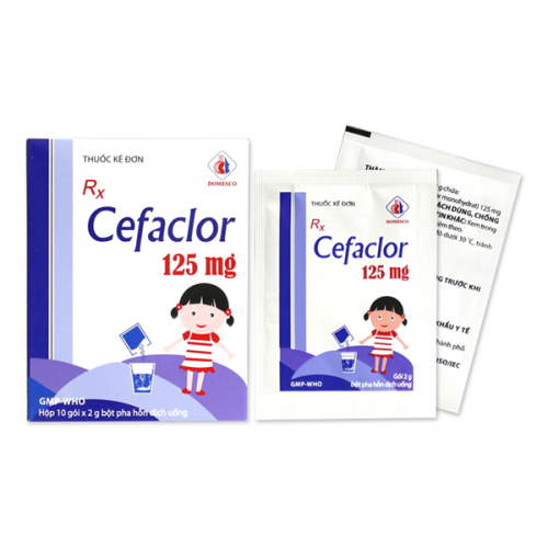 Cefaclor 125mg Domesco (H/10g) (HỘP)