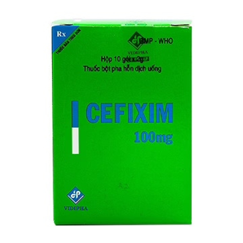 Cefixim 100mg Vidipha (H/10g/2gr) (HỘP)