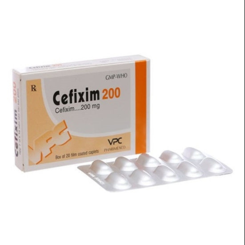 Cefixim 200mg Pharimexco(Cửu Long) (T/152H/20v) (Hộp)