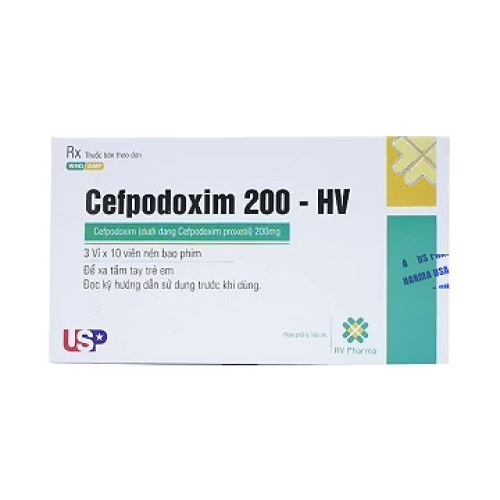 Cefpodoxim 200 Hv Usp (H/30v) (HỘP)