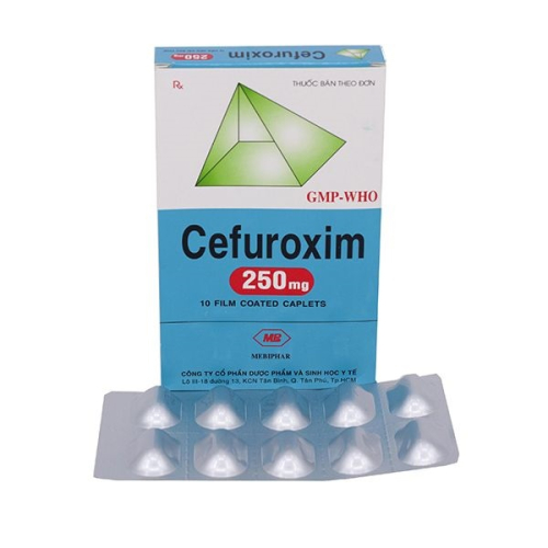 Cefuroxim 250mg Mebiphar (H/10v) (HỘP)