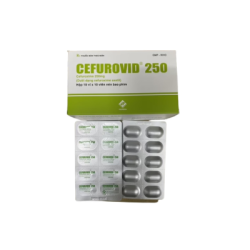 Cefurovid 250mg H/100v ( Vidipha ) (HỘP)