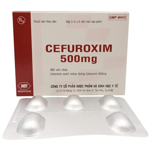 Cefuroxim 500mg Mebiphar (H/10v)(TT) (HỘP)