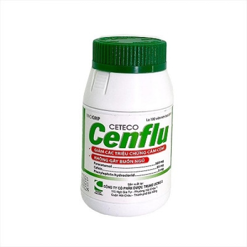 Cenflu 500mg Tablets Ceteco (C/100v) (Chai 100 viên nén)