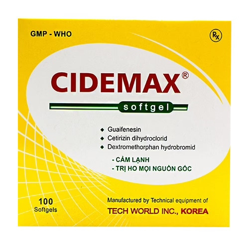 Cidemax Softgel Usa Nic Pharma (H/100v) (HỘP)