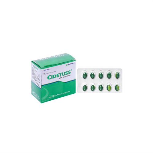 Cidetuss Capsules Imexpharm (T/48H/100v) (Hộp 10 vỉ x 10 viên)