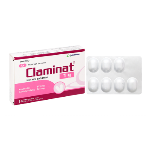 Claminat 1g Imexpharm (H/14v) (HỘP)