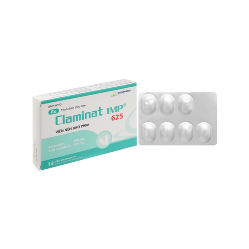 Claminat 625mg Imexpharm (H/14v) (Hộp 1 túi x 2 vỉ x 7 viên)