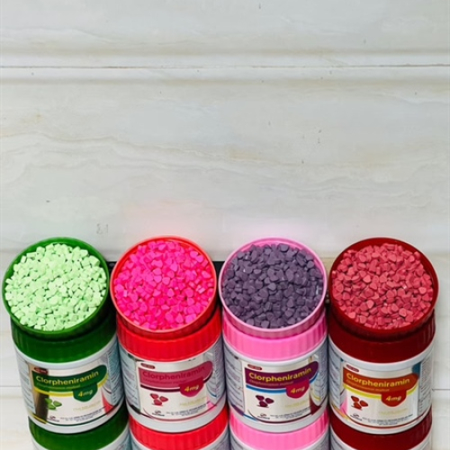 Clorpheniramin 4mg Màu Ngẫu Nhiên Hadiphar (C/500v) (CHAI)