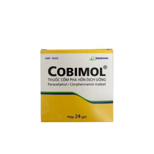 Cobimol Paracetamol 100mg Imexpharm (H/24g) (HỘP)