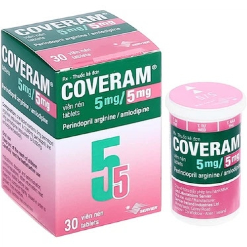 Coveram 5mg/5mg Servier (L/30v) (CHAI)