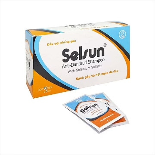 Dầu Gội Chống Gàu Selsun 1% Rohto (H/60g/5ml) (Gói) (HỘP)