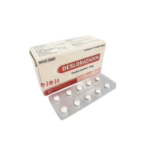 Desloratadin 5mg Khapharco (H/100v) (HỘP)