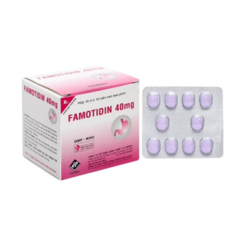 Famotidin 40mg Vidipha (H/100v) (HỘP)