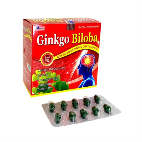 Ginkgo Biloba Mediusa (H/100v) (ĐỎ) (HỘP)