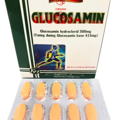 Glucosamin 500mg Khapharco (H/100v) (HỘP)