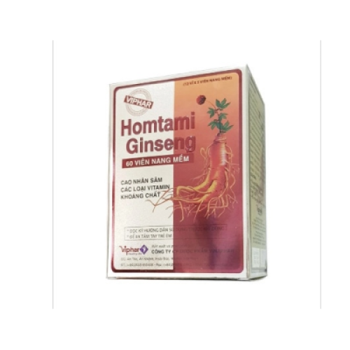 Homtamin Ginseng Vinaphar (T/60H/60v) (HỘP)