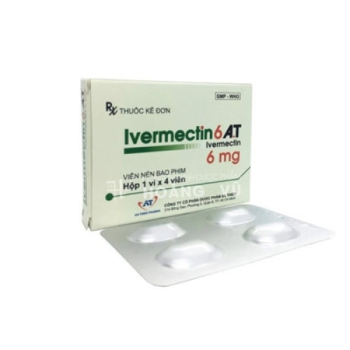 Ivermectin 6 An Thiên (H/4v)* (HỘP)