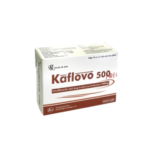 Kaflovo Levofloxacin 500mg Khapharco (H/50v) (HỘP)