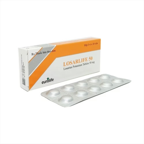 Losarlife Losartan 50mg Eurolife (H/30v Nén) (HỘP)