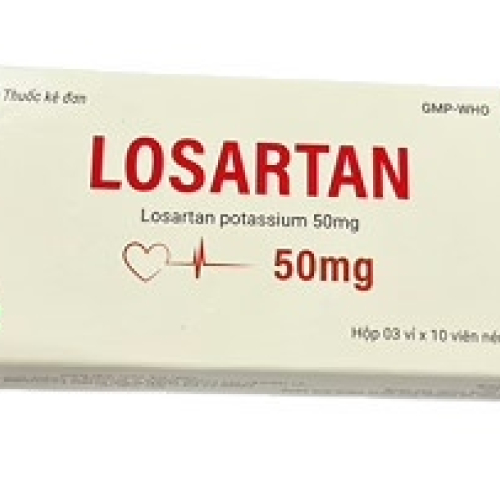 Losartan 50mg Tv.Pharm (H/30v) (HỘP)
