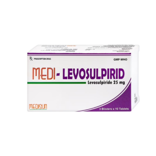 Medi Levosulpirid 25mg Medisun (H/30v) (HỘP)
