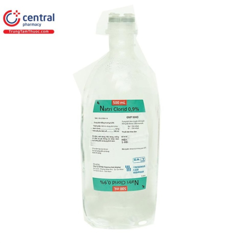 Natri Clorid 0,9% Fresenius Kabi (T/20C/500ml) (CHAI)